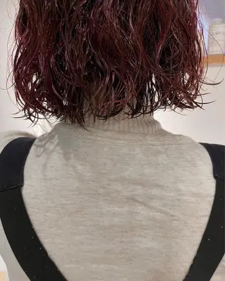 カラー rena ✶伏見/パーマのヘアスタイル