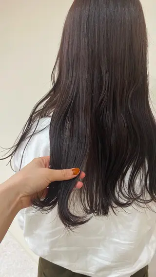 ロング カラー 柔らかベージュ🩰/ 新潟駅/くるみのヘアスタイル