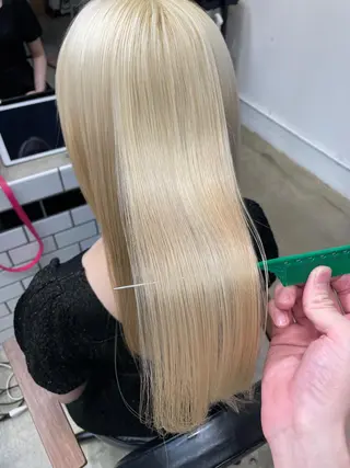 ロング カラー ヘアアレンジ 🌈本物の髪質改善 森田涼平のヘアスタイル