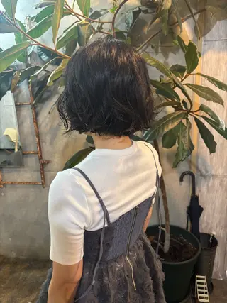 ショート パーマ 大林 エリコのヘアスタイル