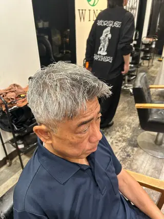 メンズ メンズ美容室 難波北川司のヘアスタイル