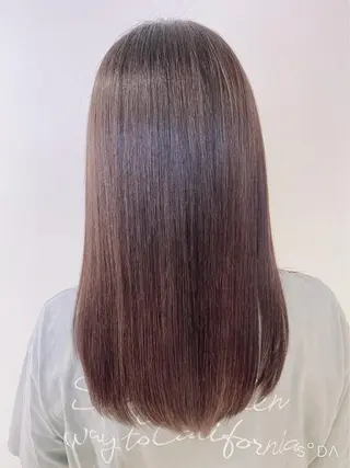 セミロング 🍑はらだ なつき🍑のヘアスタイル