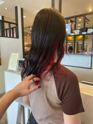 セミロング カラー EARTH🫧 涼香のヘアスタイル