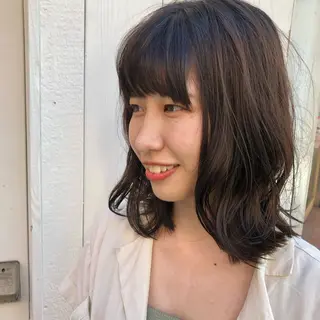 ミディアム カラー ヘアアレンジ なつき/艶ピンク/ girly hairのヘアスタイル