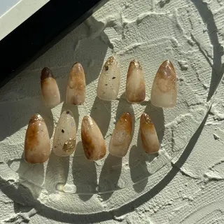 ネイル ⭐︎休業中の練習⭐︎ JNA認定講師髙橋のネイルデザイン