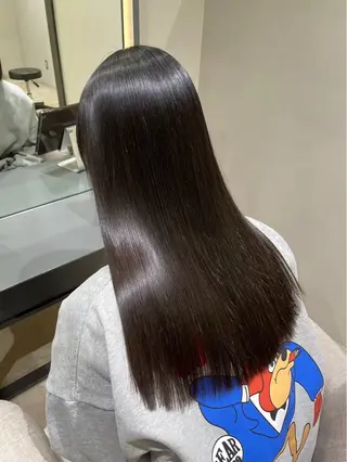 セミロング シールエクステ/婦中 モデル価格/かのんのヘアスタイル