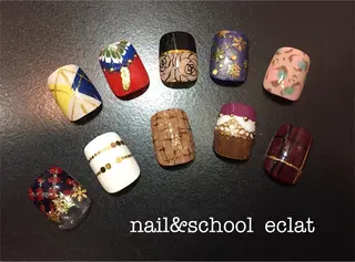 ネイル センター南 eclatのネイルデザイン