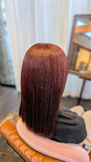 セミロング カラー hair salon miite所属・【miite】 斉藤美穂のヘアスタイル