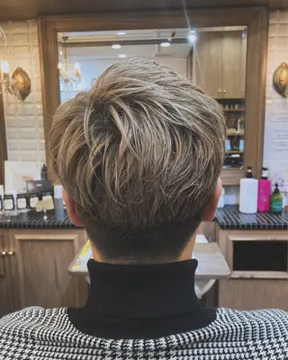 ショート メンズ ルピナス中田店長 山口大地のヘアスタイル