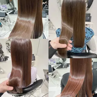 ロング カラー mai🐷髪質改善 🖤透ける暗髪🖤のヘアスタイル