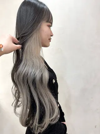 ロング カラー 矢場町/ダブルカラー /レイヤー/アリサのヘアスタイル