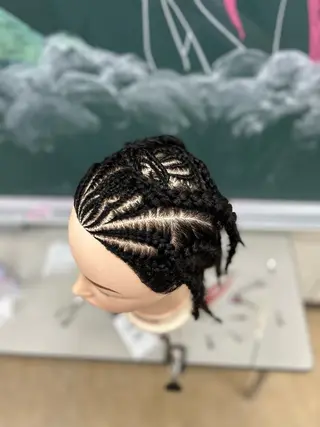 セミロング ヘアアレンジ ブラックヘア🧜‍♂ 😈itsuki👿のヘアスタイル