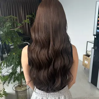 ロング カラー REAL 心斎橋所属・ハイトーン/ベージュ /デザイン🦋ナツミのヘアスタイル