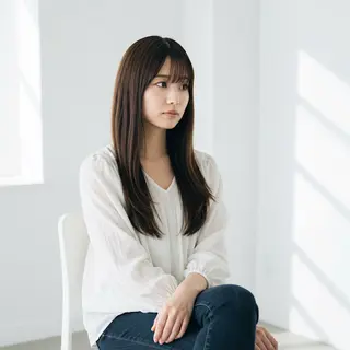 セミロング ✂︎ ｼﾝﾀｸ ✂︎のヘアスタイル