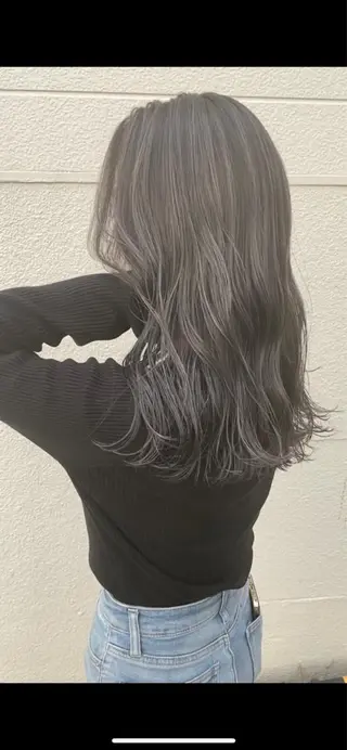 セミロング Sherry大国町所属・髪質改善×縮毛矯正 ×艶カラーNAOのヘアスタイル