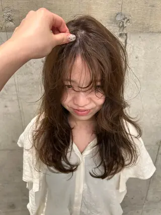 カラー カエデ🧤 ブリーチモデル大募集のヘアスタイル