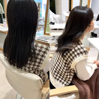 ミディアム カラー ミタニ/髪質改善 /レイヤーカットのヘアスタイル