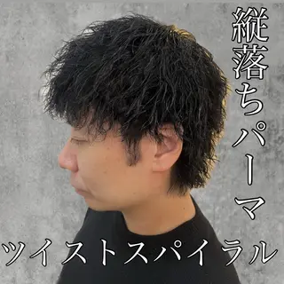 ショート パーマ メンズ MAhalo自由が丘所属・メンズパーマ💈 🧑🏼🦱カットのヘアスタイル