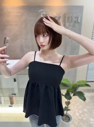 ショート カラー Zina梅田茶屋町所属・Mayu💖 Zina梅田茶屋町のヘアスタイル