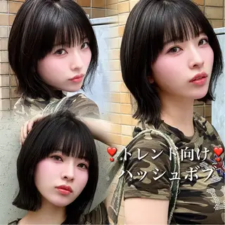 ショート 池袋/韓国風レイヤー 髪質改善【ugen】のヘアスタイル