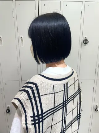 ショート カラー 田中大星 /ボブ 縮毛矯正のヘアスタイル