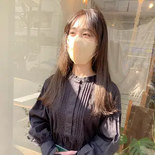 ロング カラー Joule銀座 石山あやのヘアスタイル