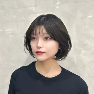 ショート 韓国顔まわり/前髪 /レイヤー/いつきのヘアスタイル