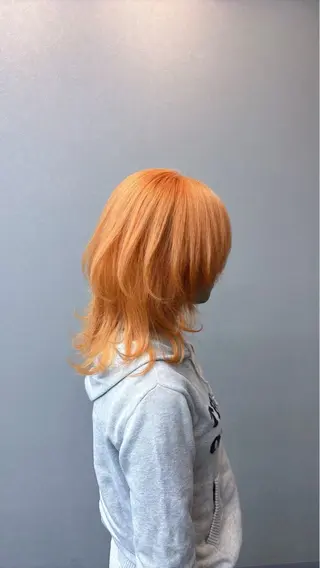 セミロング カラー モッズヘア越谷西口店所属・市森 心寧のヘアスタイル
