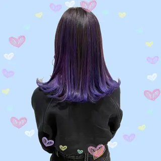 セミロング カラー ヘアアレンジ ブリーチ♡メンズ マッシュ♡MIUのヘアスタイル