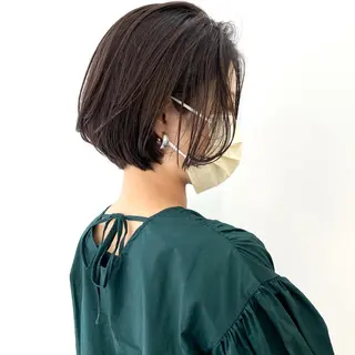 ショート カラー HARUNA🤍 色持ち良いツヤ髪のヘアスタイル