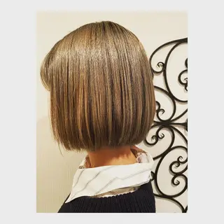 ショート カラー ans(アンス)所属・山上 佳汰/髪質改善/艶髪のヘアスタイル