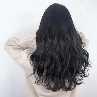 ロング カラー ヘアアレンジ AHNKISM AHNKISMのヘアスタイル