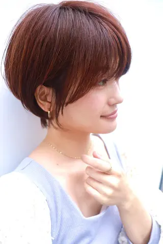 ショート カラー LucksiMie 銀座店所属・【韓国　レイヤー 髪質改善✨】かずのヘアスタイル