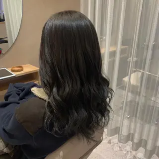 セミロング カラー SALOWIN京都河原町suite店所属・うる艶カラー／ 髪質改善／arisaのヘアスタイル