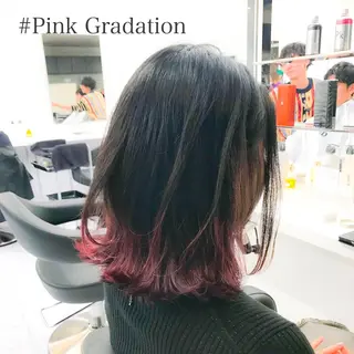 ショート カラー ヘアアレンジ TONE所属・透明感カラー/ 韓国ヘア/縮毛矯正のヘアスタイル