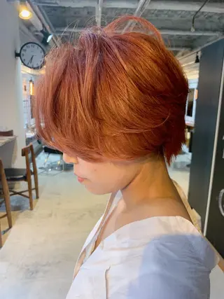 ショート カラー メンズヘア/レイヤー /ボブ山内春輝のヘアスタイル