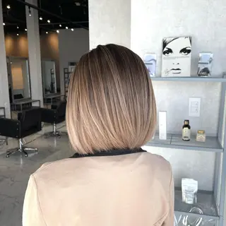 ショート カラー アンドウ ユウ/ レイヤーカット/韓国のヘアスタイル