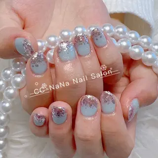 ネイル 💎CC・NaNa 韓国風ネイル🌙Cのネイルデザイン