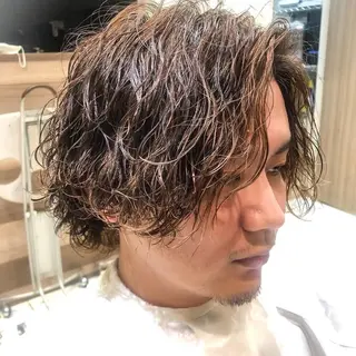 ショート メンズ 🥀縮毛矯正🥀 川﨑和希のヘアスタイル