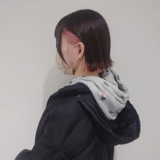 ショート カラー E Komo hair所属・Wow❕E Komo hair 永井一輝のヘアスタイル