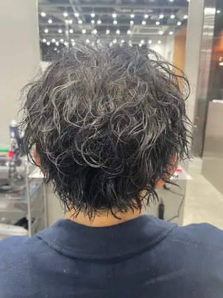 パーマ メンズ fifth天神大名Ⅱ所属・fifth天神 パーマ特化 石橋航海のヘアスタイル