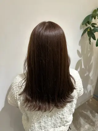 ミディアム カラー 垣内 奈緒のヘアスタイル