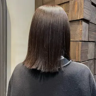 ミディアム カラー 松木 花鈴のヘアスタイル