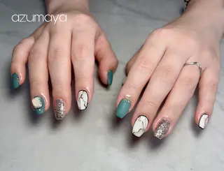 ネイル azumaya ネイリストarisaのネイルデザイン