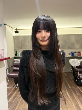 ロング 稲垣 熙のヘアスタイル