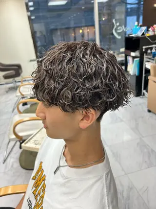 パーマ メンズ ❄️メンズカット 落合諒❄️のヘアスタイル