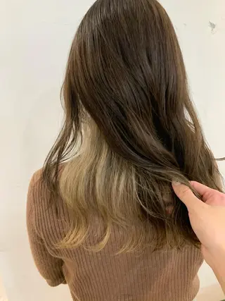 セミロング カラー 中目黒🌼 🌼ハナのヘアスタイル