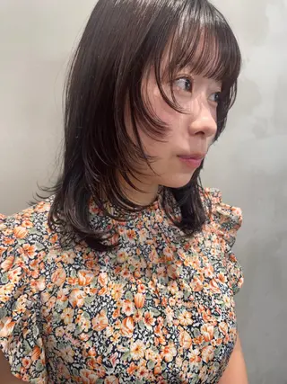 セミロング wewe: momoeのヘアスタイル