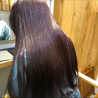 ロング カラー パーマ ヘアアレンジ メンズ キッズ ネイル マツエク・マツパ アイブロウ お洒落パーマ/ボブ ❄️Tomoka❄️のヘアスタイル