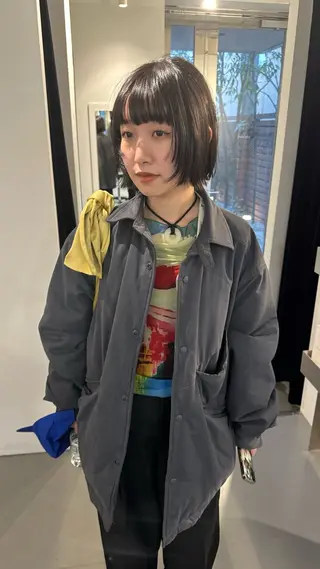 ショート ボブ/似合わせカット /ニュアンスカラーのヘアスタイル